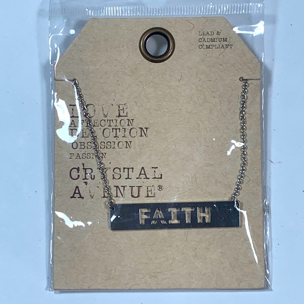 Faith Bar Necklace